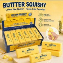 اسکویشی طرح کره زرد ضد استرس مدل BUTTER SQUISHY